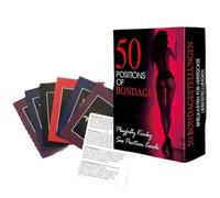 Dooisuue Juego de 50 Cartas, Accesorios para Parejas o Personas Individuales, Juego de Viaje para el Dormitorio de Parejas