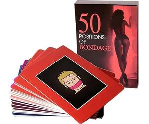 Dooisuue Juego de Cartas para Parejas - 50 Posiciones - Juego de Cartas para Citas nocturnas y veladas - Regalo Festivo - 1 Caja