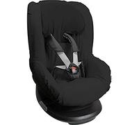 Dooky Black Uni Funda de asiento infantil (ajuste universal para muchos modelos populares, grupo de edad 1+ 9-18 kg, sistema de cinturón de 3 y 5 puntos), Negro