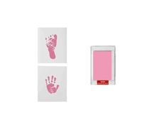 Dooky Inkless Pads Pink para huellas de manos y pies de bebés (almohadillas limpias para crear huellas detalladas de bebés como recuerdo duradero), rosa