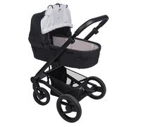 Dooky Parasol universal - Diseño de plumas, cubierta UV ajustable para cochecitos, asientos de coche y cochecitos, toldo de protección solar para bebés