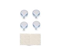 Dooky Protectores de Esquinas Transparentes para Muebles, Juego de 4 Unidades (Protectores discretos para mesas, armarios y Superficies de Trabajo en el hogar)