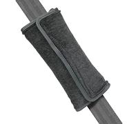 Dooky Seatbelt Pillow Dark Grey Almohada para el cinturón de seguridad (extra suave gracias al algodón 100%, lavable, con práctico cierre de velcro), Gris