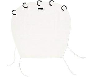 Dooky Universal Cover Cream Parasol, protección contra la intemperie para la silla de auto, el cochecito y la silla de paseo (protección contra los rayos UV LSF 40+, ajuste universal), crema