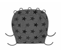 Dooky Universal Cover Grey Stars Protección Solar, Protección Climática Para El Asiento Del Bebé en el Coche y La Silla de Paseo (Protección Uv Spf 40+, Tüv Probado, Ajuste Universal), Gris