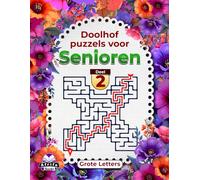 Doolhofpuzzels voor senioren, grootletterdruk, logica- en hersenactiviteitsboek ter verbetering van het geheugen, Deel 2: Leuke spelletjes voor ... te houden (Geheugenspellen voor senioren)