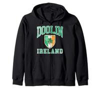 Doolin Irlanda Orgullo irlandés Angustiado Sudadera con Capucha