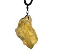 DOOLY Piedra de curación del Colgante de la citrina de Amatista Natural con el Collar de Cristal de Roca Mineral de Cuarzo Rosa para el Regalo joyería de Las Mujeres