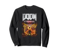 Doom Eternal Gold Portada Arte Escena Videojuego Desgastado Sudadera