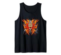 Doom Eternal Nightmare Distressed Lightning Video Game Camiseta sin Mangas
