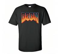 Doom T-Shirt Faddish Men T Shirts Gamer Crewneck Short Sleeve 100% Cotton Tops & Tees Designer tee Shirt Wholesale