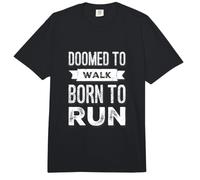 Doomed To Walk Born To Run Texto Divertido Citas Divertidas para Correr Comfort Colors Adult Heavyweight T-Shirt
