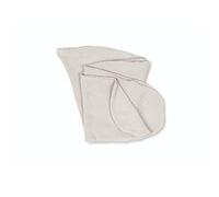 Doomoo Basics - Funda Tetra Almond para cojín de Embarazo Comfy Big - Funda de cojín de Lactancia de algodón orgánico Colores Naturales para tu compañero de Maternidad