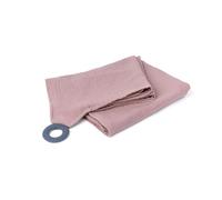 Doomoo Basics - Mom'n Play - Tetra Pink - Manta de lactancia materna con Teether - 100% algodón orgánico