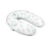 DOOMOO Cojín de Embarazo & Lactancia Buddy, Leaves Aqua Green