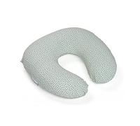 Doomoo Cojín de lactancia Softy para bebé, 150 cm, incluye funda de algodón orgánico, con relleno fino de microperlas EPS, Öko-Tex® Standard 100, color caqui