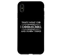 Doomscrolling | Doomscroll y sé Cosas Divertidas Doom Carcasa para iPhone XS MAX