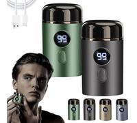 Doonai Mini Portable Electric Shaver, 2025 New Upgrade Pocket Shaver USB Mini Shavers, Vishopee Shaver, Voalsz Mini Electric Shaver, Rechargeable Waterproof Electric Razor (2pcs-Mix-a)
