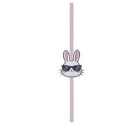 Door Bow - Cute Bunny Head Spring Decoration | Easter Door Decor | Easter Door Decor, Door Ribbon Bows for Home Party Kitchen Fireplace Dorm Cabinet School