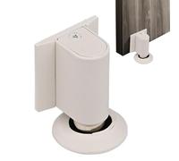 Door Catch For Bottom Of Door - Sturdy Design Feature, 3 Inch External Holding Device, Weatherproof Home Office Component, Durable Silver Metal Fastener | Utility Tool For Gaps & Stoppers