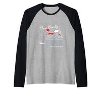 Door County Skyline Velero Wisconsin Vintage Retro Viaje Camiseta Manga Raglan