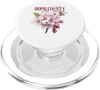 Door County Wisconsin Cherry Blossoms Festival Cerezas PopSockets PopGrip para MagSafe