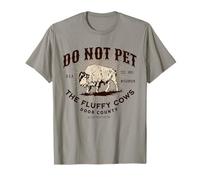 Door County Wisconsin: no acaricies a Las esponjosas Vacas, el Divertido Bisonte Camiseta