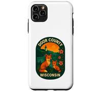 Door County Wisconsin Puesta de Sol pintoresca Linda Vida Silvestre Viajes Carcasa para iPhone 11 Pro MAX