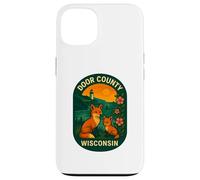 Door County Wisconsin Puesta de Sol pintoresca Linda Vida Silvestre Viajes Carcasa para iPhone 13