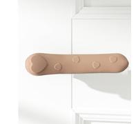 Door Handle Grip, Door Handle Covers For House, Anti-Collision Protector Baby Safety Equipment, Heart Pattern For Flat Square Levers Home Living Room Bedroom Bathroom Hoy Days Winter