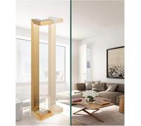 Door Handle Home Barn Door/Modern Entry Door Pulls Stainless Steel Shower Door Handles with Brushed Nickel Finish(Gold,Length 150cm(59inch))