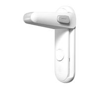 Door Handle Lock - 4,84 pulgadas Safety Proofing Latch | ABS No Drilling Child Lock - 65g General Fit Lever Guard Mechanism, ideal para Apartment Bedroom Kitchen Bathroom Balcony Garage