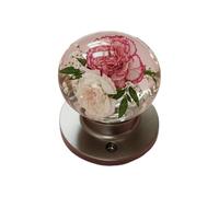 Door Handle Lock - Smooth Turning Heavy Duty Knob, Round Retro Indoor Doorknob, Scratch Resistant Resin Door Handle, Artistic Home Decoration Accessory | for Bedroom Bathroom Studio Apartment