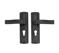 Door Handle With Lock Steel Silent Bearing Universal Door Lever Lock Set With Keys For Home Bedroom Hotel Office Para Puerta De Interior