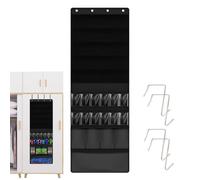 Door Hanger Organizer - Over Door Storage Bag with Slots | Durable Fabric with Reinforced Pockets, Wall Hanging Case for Goggles Books Dolls and Essentials in Bedroom Closet Entryway Apartment