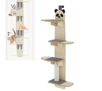 Door Hanging Cat Shelf, 2025 New Over The Door Cat Tree, Over The Doors Cats Perch & Climber, with Cats Scratching Board, Without Taking up Floor Space (Set B)