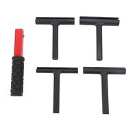 Door Hinge Adjustment Tool, 14-25mm 4 in 1 Hinge Gap Adjusting Wrench Kit for Residential and Commercial Doors, Heavy Duty Steel Door Hinge Bender Wrench, Hinge Repair Tool