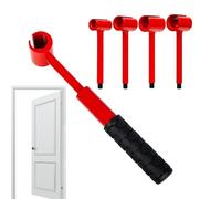 Door Hinge Adjustment Tool, 4-in-1 Gap Adjuster Spanner, Multifunctional Hinge Bender, (Size), Ideal for Home, Garage, and Company Door Adjustments