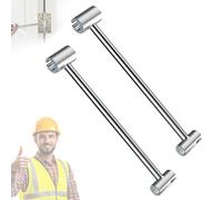 Door Hinge Adjustment Tool, Door Hinge Gap Adjustment Tool, 0.55-0.75 Inch and 0.9-0.98 Inch, for Residential, Fire, Security Doors, Upgraded Door Repair Tool for Easy Repair (19-25mm*2)