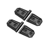 Door Hinge Cover Trim - ABS 11x5cm 2 Piece Set | Self Adhesive Door Handle Hinge Protector Covers | Exterior Decorative Edge accnt Accessories For Vehicle Styling SUV Truck Sedan RV And Daily Use