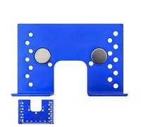 Door Hinge Installation Spacer, Magnetic Carpentry Tool with Strong Magnet and Scale Center Point, ABS or Aluminum Alloy Fixer for Wardrobe, Closet, Home