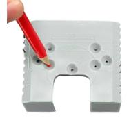Door Hinge Jig - ABS, Hinge Template Precision Alignment | Magnetic Flexible Installation Tool, Door Jamb Hinges Guide For Home Installation, Garage Workshop, Carpentry Projects, Cabinet Fitting