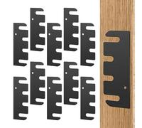 Door Hinge Spacer Shims - 10 Pack Stainless Steel Adjuster Tools, 4 Inch Rust-Resistant Plates For Cabinet Frame Repair, Concealed Hinges, Kitchen & Home Fixing