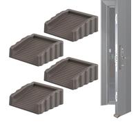 Door Holder, Non-Slip Rubber Wedge Stoppers, 2.44x2.44x0.98 Inches Two-Way Anti-Skid Design for Room Privacy Home Safety Hotel Security Anti-Theft Use Without Scratching or Sliding