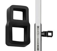 Door Knob Stopper No Drill Clear Protector - Silicone 4.5x2.5cm 8g Transparent Or Black - Wall Furniture Bumper Pad For Handle Protection - Anti Scratch Door Guard