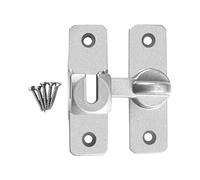 Door Latch - 2.95x2.28 Inches Push-Pull Door Lock | 90-Degree Sliding Doors Lock | Sliding DoorLock Latch | Metal DoorLock | Stylish Doors Locks | Rustproof DoorLatches for Bedrooms, Garages, Bathroo