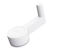 Door Lever Lock, Toddler Safety Door Stopper, 5.31x2.76x1.34 in, Pet proof Childproof Adhesive Handle Locks, Ideal for Bathroom, Apartment, Bedroom, Rental Property, White/Coffee