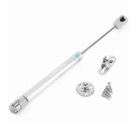 Door Lift Pneumatic Support Hydraulic Gas Spring Stay High Quality Adjustable For Kitchen Cabinet Doors Office Equipment Metal 27cm 10inch 1pc (Silver)