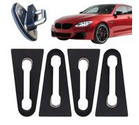 Door Lock Damper, Rubber Shock Absorber Pads 4.33x3.94x0.39 inches, Noise Reduction Auto Cushion, Anti-Vibration Design, for Vehicle Doors Sedans Trucks Commuters Travel Use