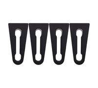 Door Lock Damper, Tool, 4,33 x 3,94 x 0,39 pulgadas Easy Install Auto Noise Reducer 4 piezas Accessory Set, Sound Pad for Vehicle Owners, Daily Switters, Music Lovers, Sedanes, Trucks